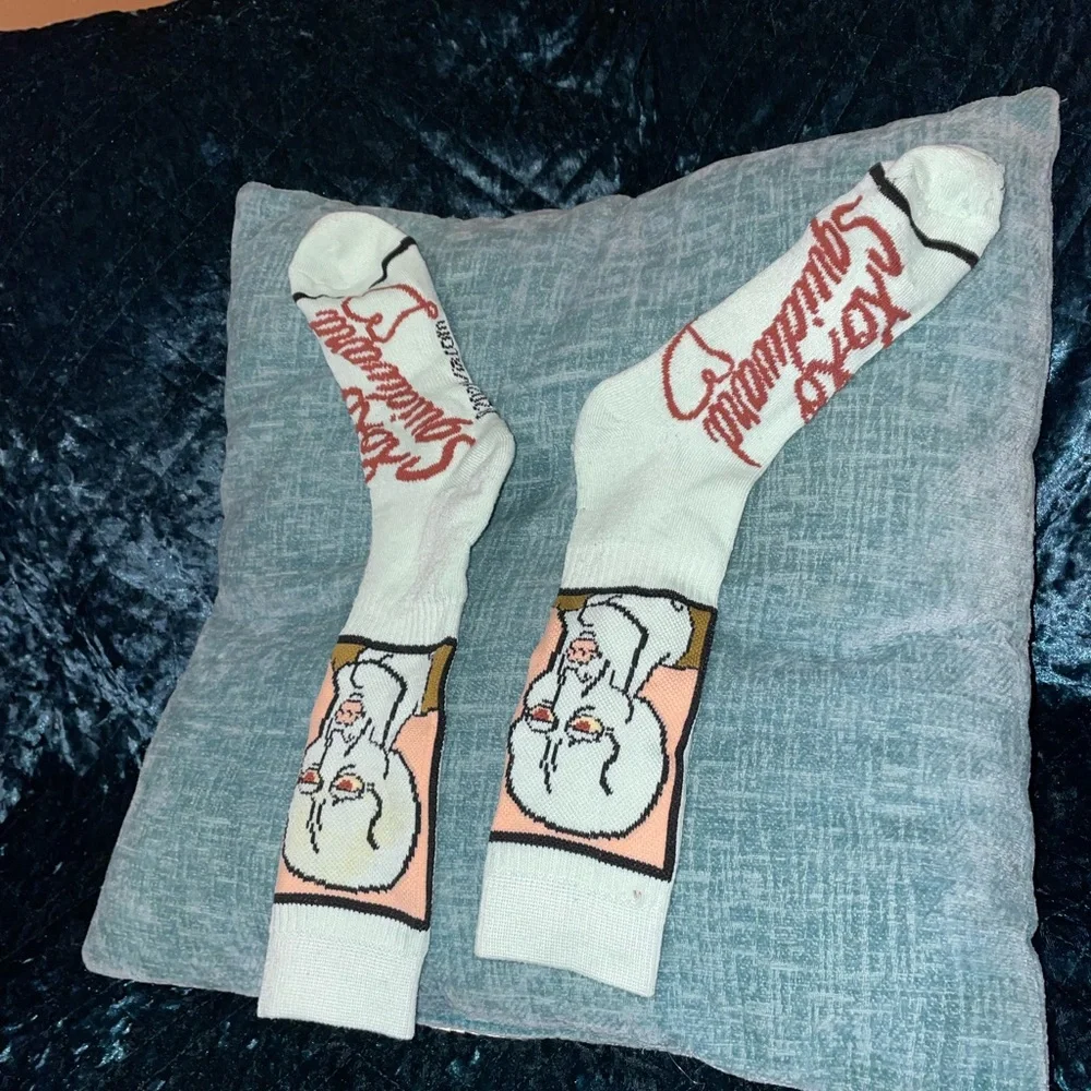 custom made blue Handsome Squidward socks✨ - Picture 3 of 3